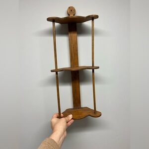 Rustic Wood Primitive Shelf